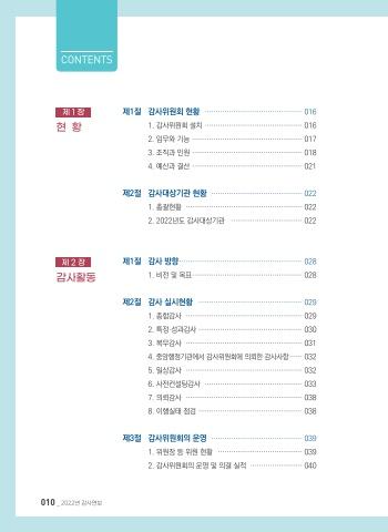 제주특별자치도 감사위원회 2022 감사연보 표지