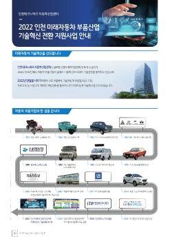 2022 인천 미래자동차 부품사업 표지