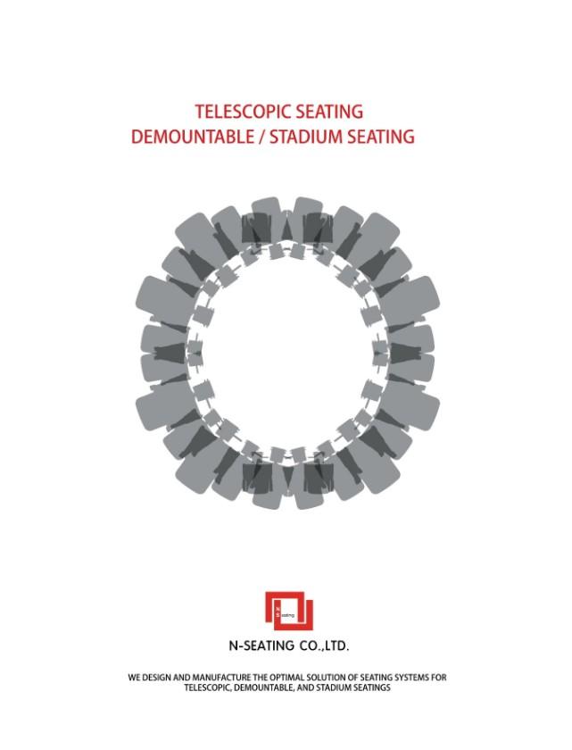 N-SEATING_TELESCOPIC SEATING / DEMOUNTABLE / STADIUM SEATING 표지