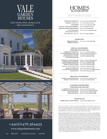 homes & gardens 표지
